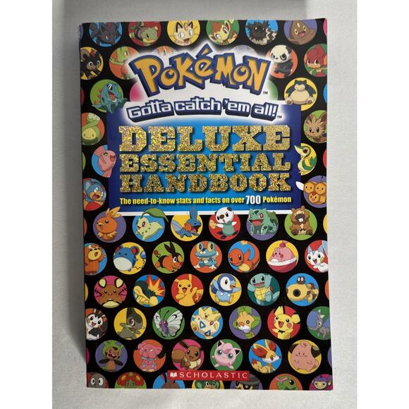 Pokémon Deluxe Essential Handbook: The Need-to-Know Stats and Facts on Over 700 - Picture 1 of 6
